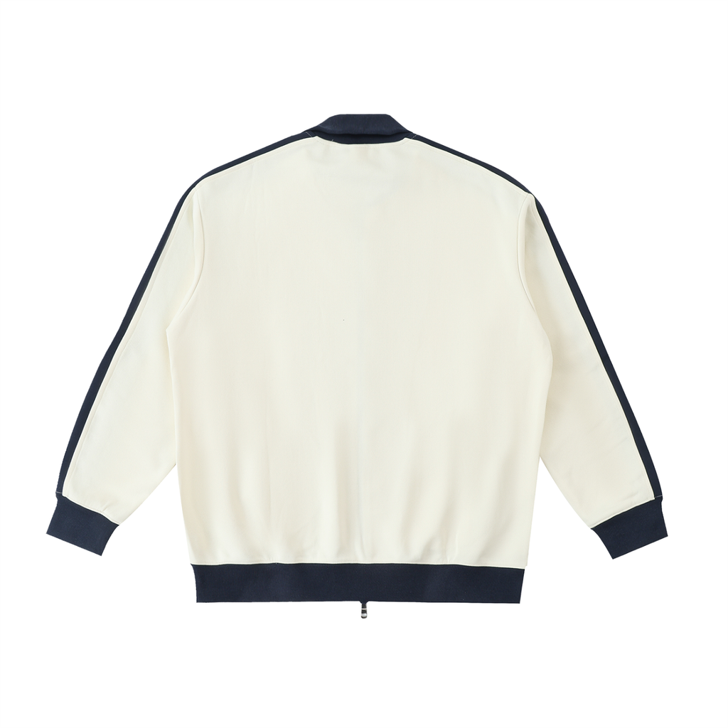 Contrast Trim Jacket (Apricot)