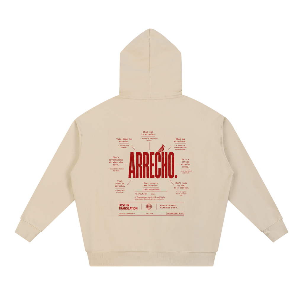 hoodie,oversize,oversized,translation,venezuela,culture,words,boxy,essential